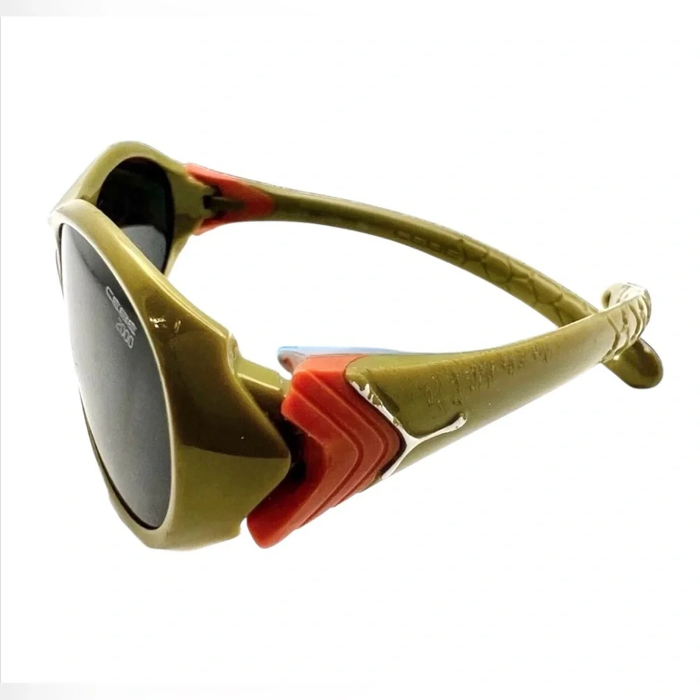 Cebe Flipper Sunglasses For Kids Green Wrap Black Lens